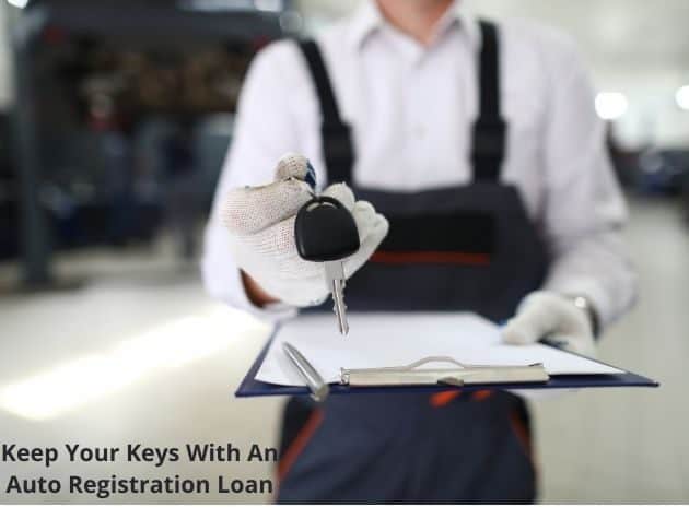 Keep driving your car even after you take out a registration loan.