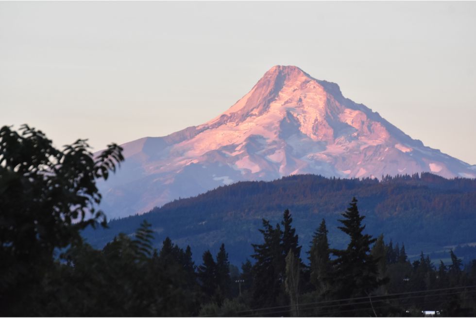 Mount Hood in Oregon 