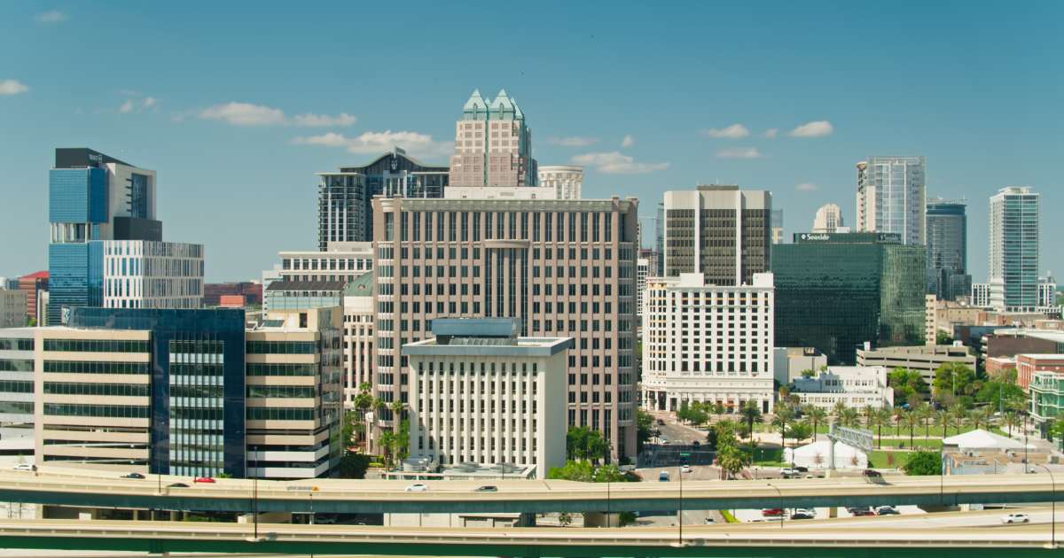 View of Downtown Orlando FL