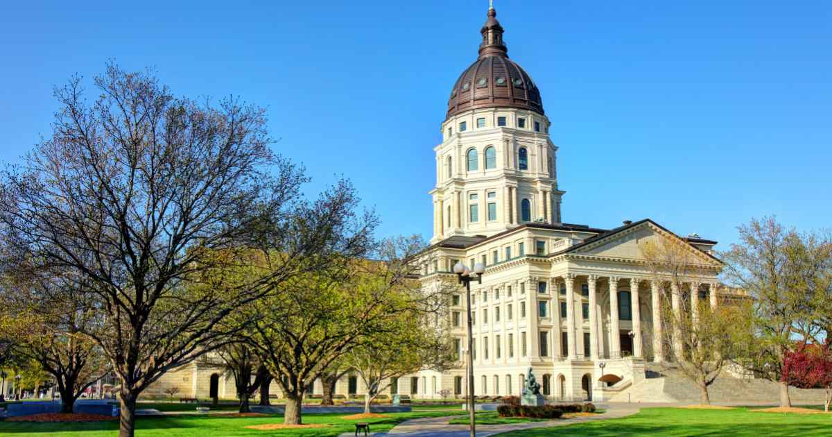 The Capitol Building in Topeka KS