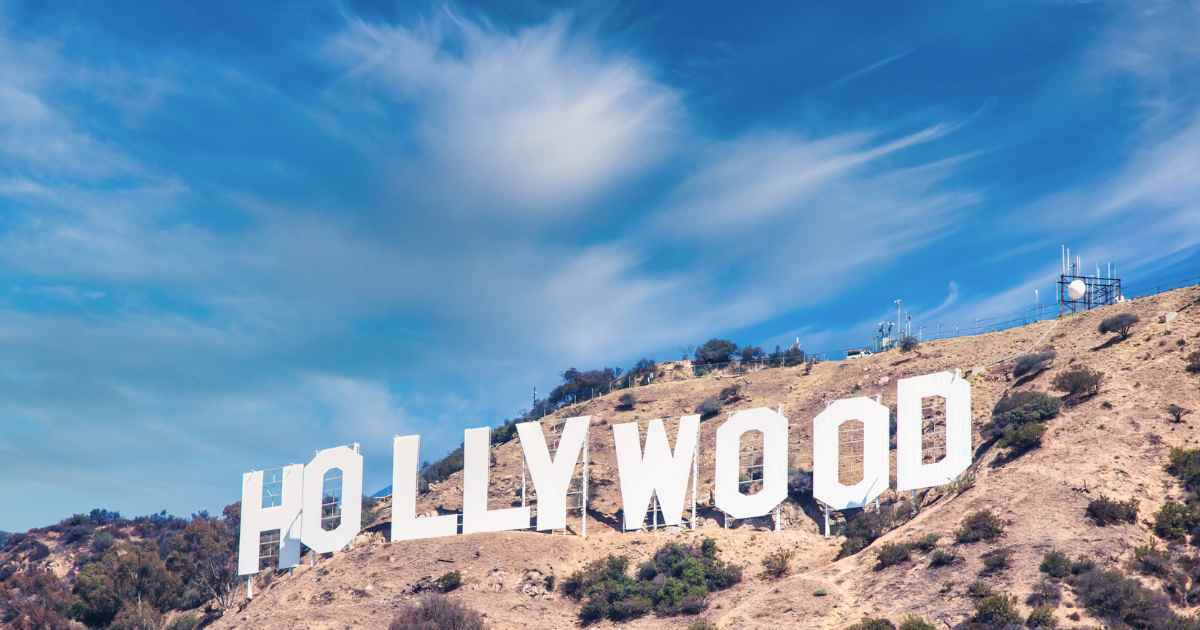 The Hollywood Sign in Hollywood CA