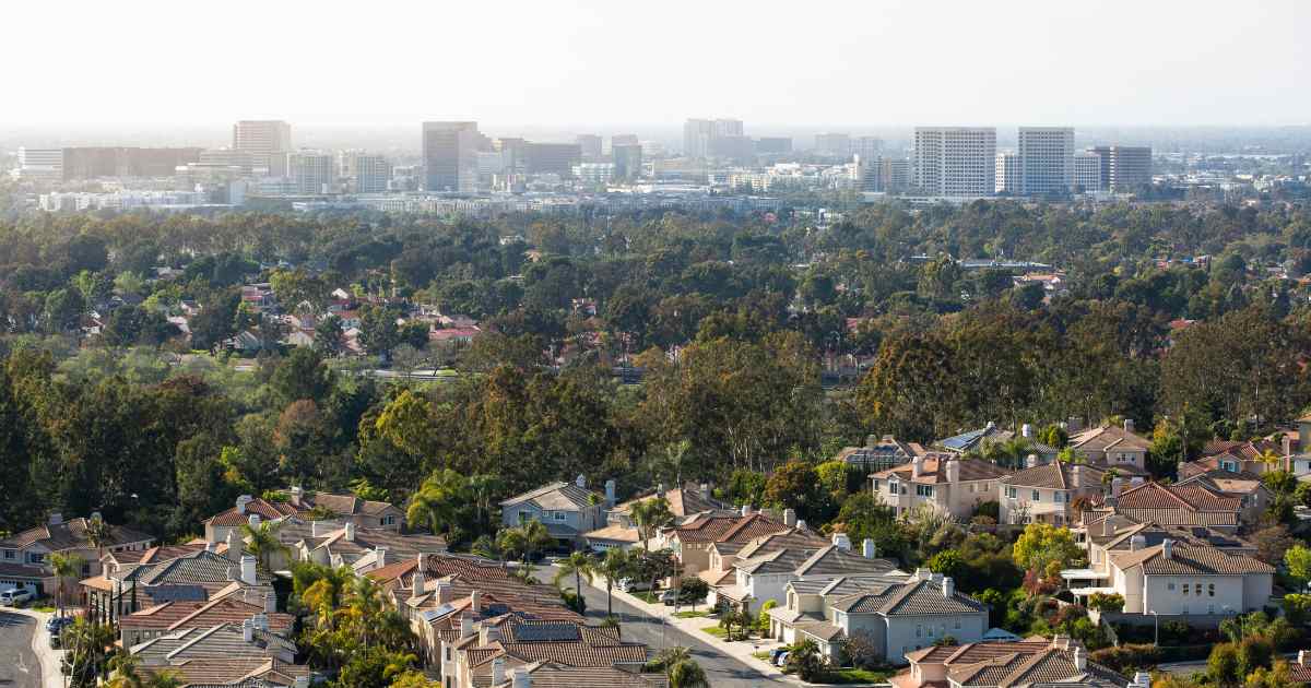 A view of Northwood from the Irvine Spectrum Area